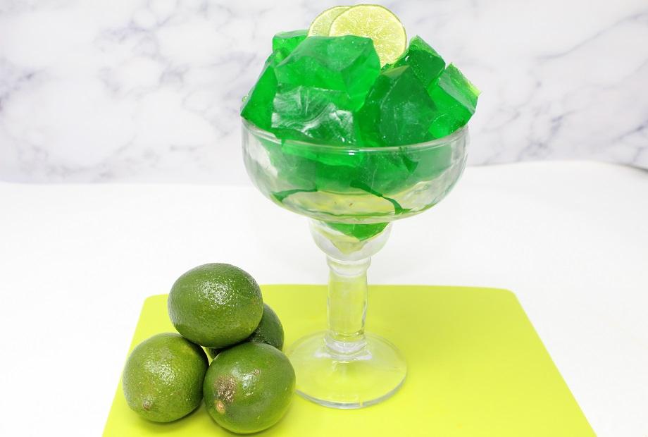 Lime Gelatin Cubes