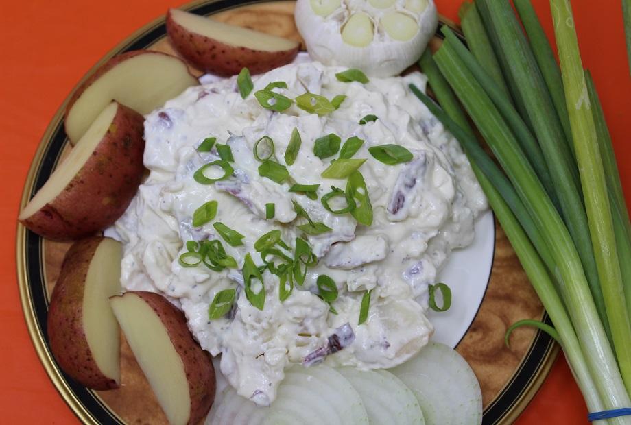 Roasted Garlic Potato Salad